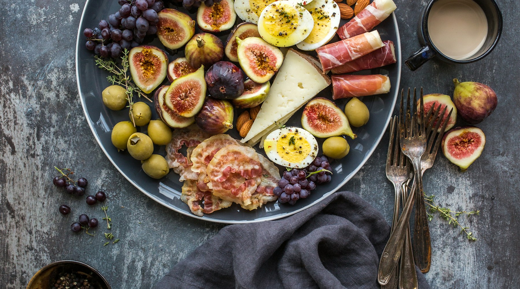 Family table with premium homemade dishes